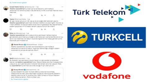 Turkcell Vodafone Ve T Rk Telekoma Deprem Tepkisi Yaz Klar Olsun