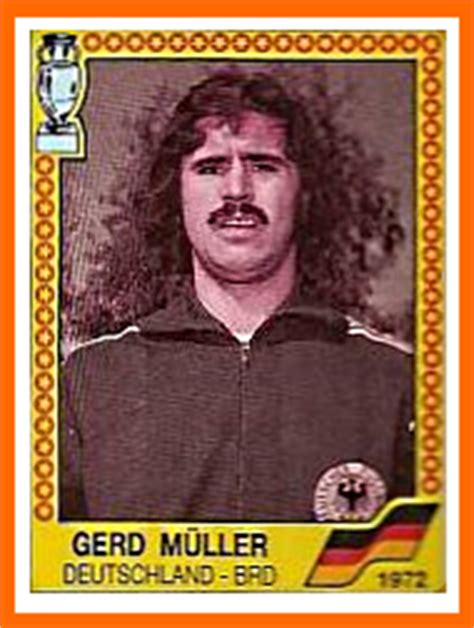 Gerd müller, byname of gerhard müller, also called der bomber, (born november 3, 1945, nördlingen, germany), german professional football (soccer) player who was one. Old School Panini: Sondage : La Vignette du mois de Juin 2010
