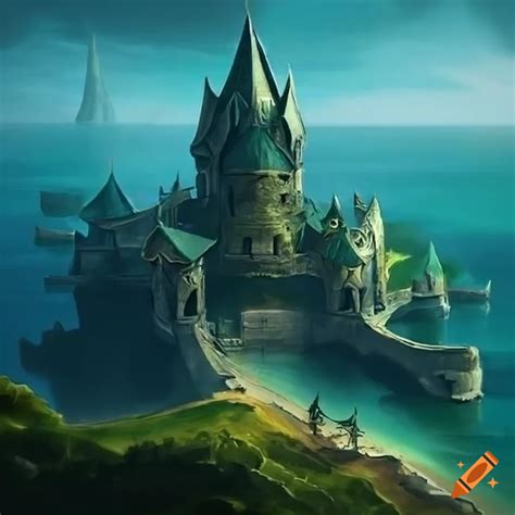 Elven Fortress On The Coast