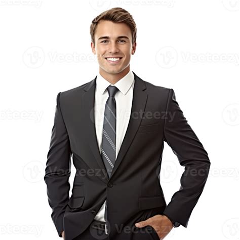 Smiling Businessman Isolated 28542662 Png