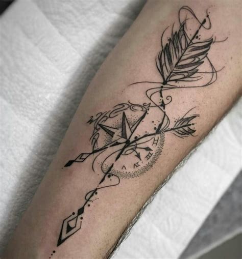 Now, arrow tattoos have become extremely mainstream but one of the most common arrow tattoo meanings for an arrow is signifying positivity in life or even a flashback to any old cupid's arrow. Arrow Tattoos For Men - 66 Cool Designs With Meaning