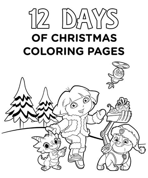 You can use our amazing online tool to color and edit the following nick jr christmas coloring pages. 12 Days of Christmas from Nick Jr. Coloring - Get Coloring ...