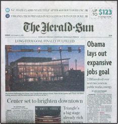 Durham Herald Sun The Durham Herald Sun Is In The Raleigh Durham NC