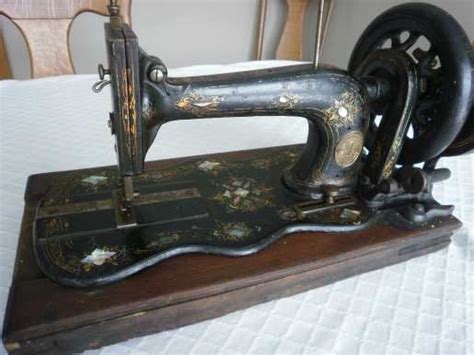 Vintage 1873 Singer Mother Of Pearl Sewing Machine Trendy Sewing