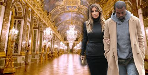Making Wedding Plans In Paris Kim Kardashian And Kanye West Have Private Visit To Palace Of