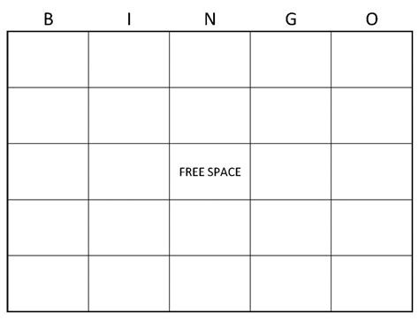 Blank Bingo Cards Blank Bingo Card Template Printable Bingo Cards