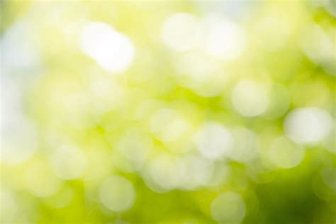 Green Bokeh On Nature Defocus Art Abstract Blur Background Blurred Of