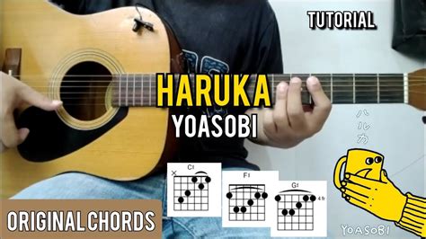 chord gitar haruka ハルカ yoasobi versi asli youtube