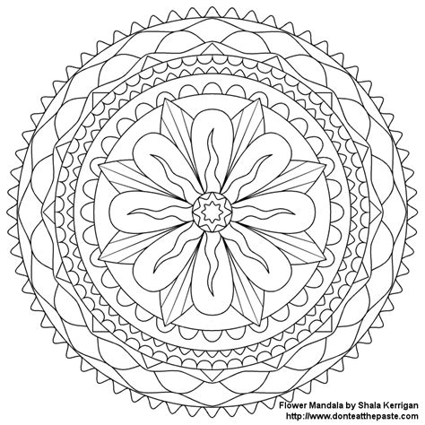 They are almost as fun to make as they are to color! Free Mandala Coloring Pages For Adults - Coloring Home