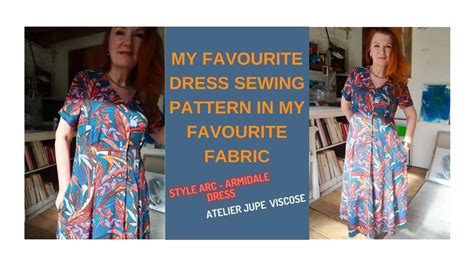 My Favourite Dress Sewing Pattern In My Favourite Fabric Style Arc Armidale Dress In Atelier