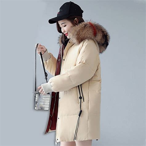 White Duck Down Coat Winter Fashion Brand Good Quality Coat 2018 Big