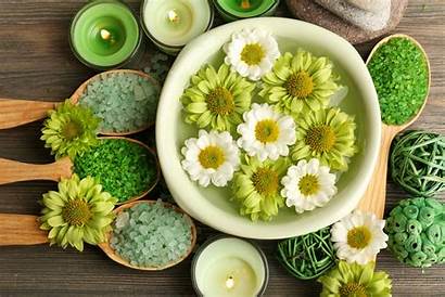 Spa Relax Flowers Candles Flower Wellness Wallpapers