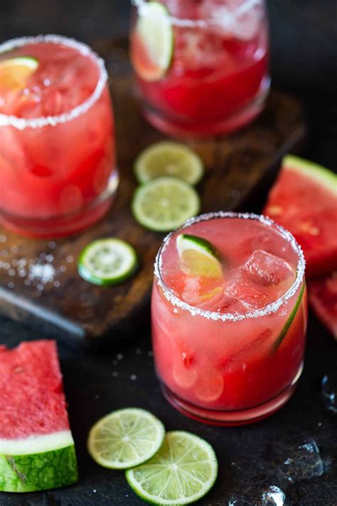 A Pitcher Of These Juicy And Refreshing Watermelon Margaritas Never Fails