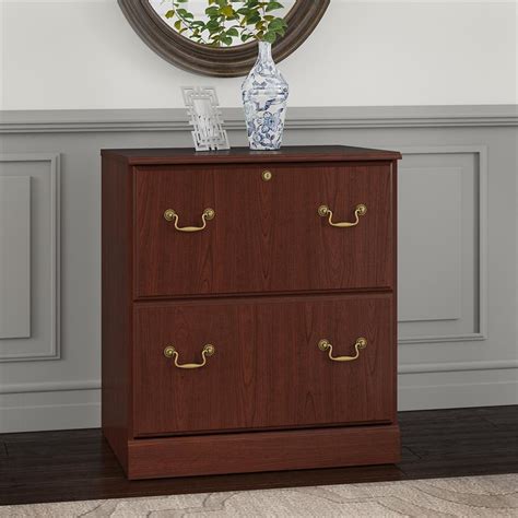 We started building wood file cabinets in the early 1970's and they are still a stunning addition to any home or office. Bush Furniture Saratoga Lateral File Cabinet in Harvest ...