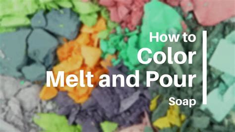 How To Color Melt And Pour Soap Bahamas Candle And Soap