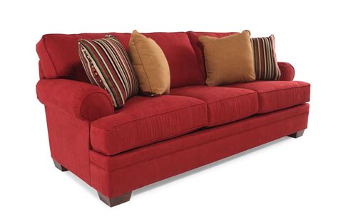 Broyhill Landon Red Sofa Mathis Brothers Furniture