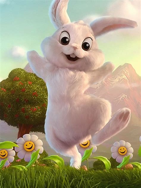 Cute Bugs Bunny White Rabbit Cartoon Wallpaper For Desktop