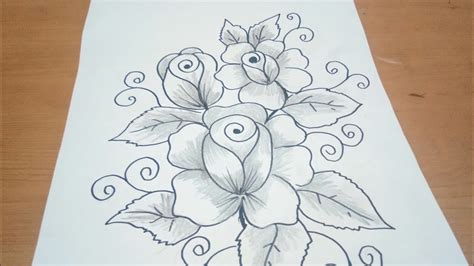 22 Gambar Sketsa Bunga Mawar Yang Wajib Diketahui Informasi Seputar