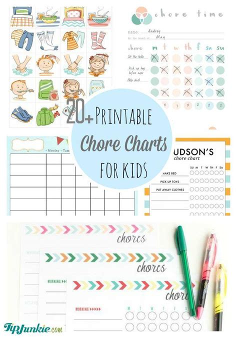 Find & download free graphic resources for anatomy. 20+ Chore Charts for Kids {printables} - Tip Junkie