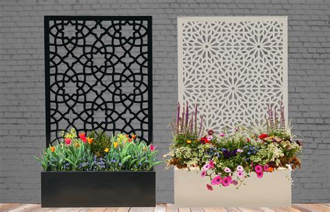 Planters by Screen With Envy | Trellis planters | Garden Screens