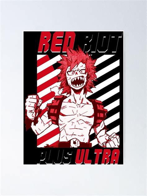 Eijiro Kirishima Red Riot Plus Ultra Classic Poster For Sale By