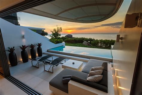 phuket oceanfront villas  bedroom ocean pool loft kata rocks