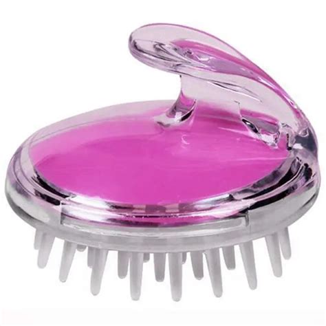 1pc Shampoo Scalp Head Shower Massage Massager Cleaning Clean Scrub Hair Brush Comb Random