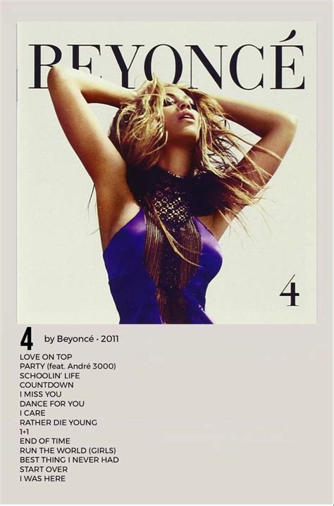 Beyoncé Album Poster Music Album Cover Music Poster Music Poster Design