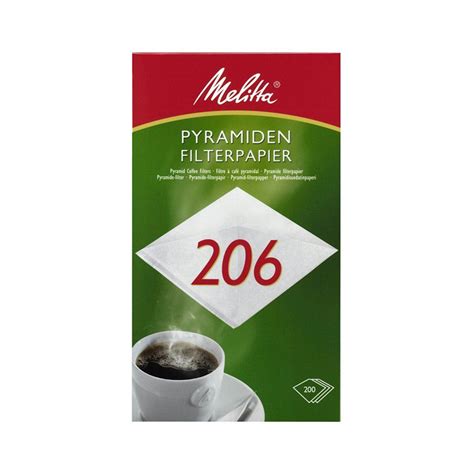 Melitta pyramide-filterpapier 206 - limcaf - 'Goeie koffie' overal, altijd en voor iedereen!