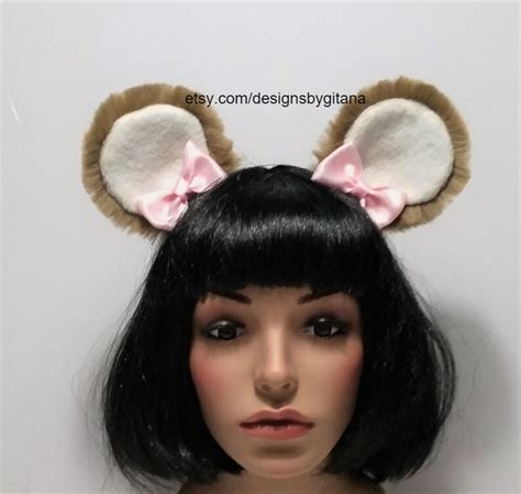 Bear Ears And Tailbear Ears Headbandpet Playbear Etsy