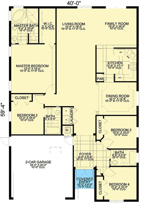 Narrow Lot Southern Home Plan 32094aa Architectural Designs House