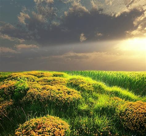 Green And Yellow Photo By Alvar Astulez Landscape Nature Beautiful