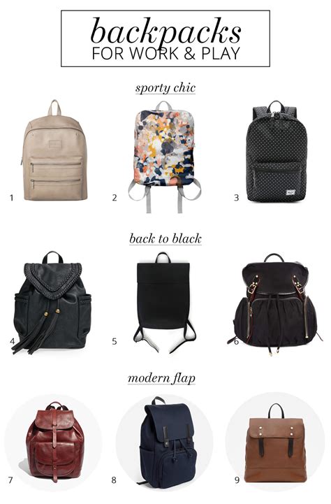 Back To School Style 9 Fashionable Backpacks For Women A Girl Named Pj