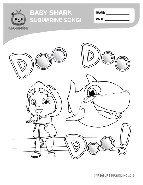Coloring page wednesday halloween is just around the corner! トップCocomelon Jj Baby Png