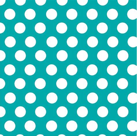 Patterned Vinyl Teal With White Polka Dots Craft Vinyl Sheet Etsy