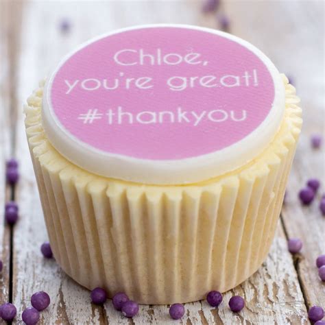 Thank You Cupcake Decorations By Just Bake