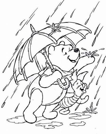 Rain Coloring Pages Printable Getcolorings