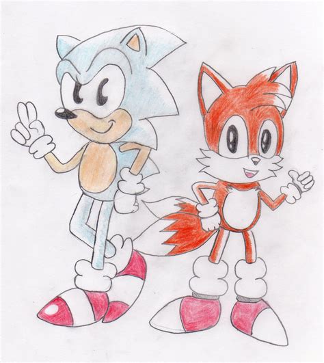 Sonic And Tails The Classic Pair By Classicsonicsatam On Deviantart