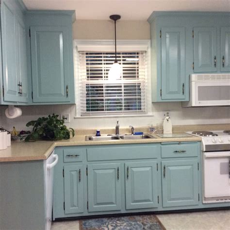 Aqua Painted Kitchen Cabinets Aqua Kitchen Teal Kitchen Cupboards