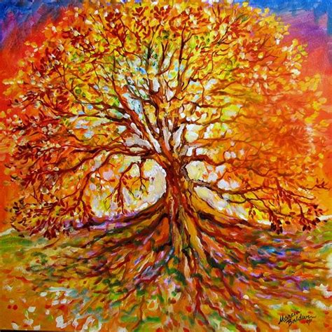 Tree Of Life Autumn By Marcia Baldwin From Landscapes