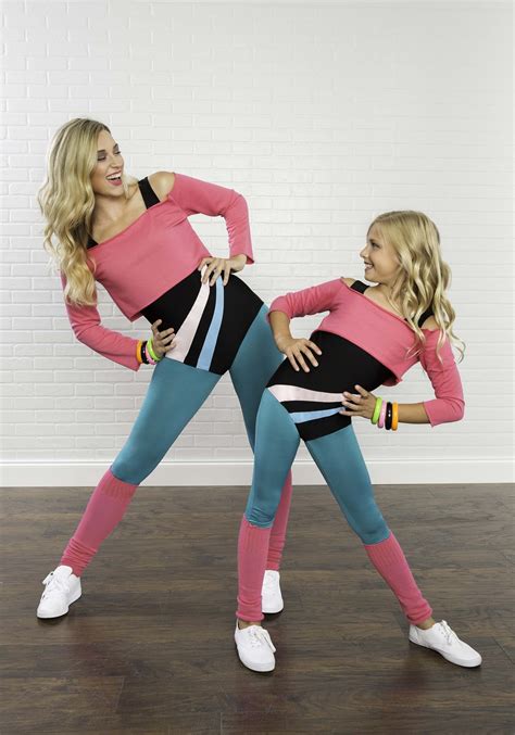 Women S 80 S Workout Girl Costume