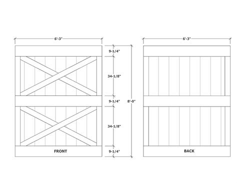 Wood Door Plans Easy Diy Woodworking Projects Step By Step How To