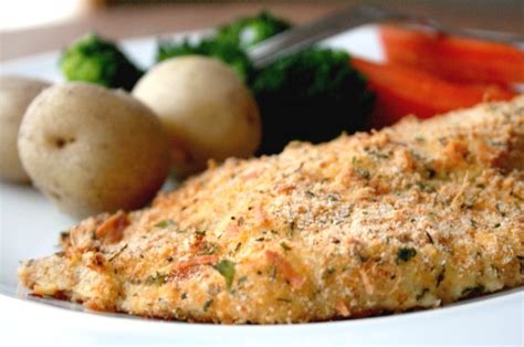 Lightly spray the breaded fish with cooking spray. Baked Parmesan Tilapia Recipe - Genius Kitchen