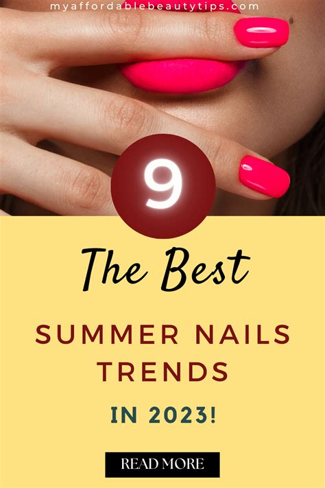 Summer Nails Trends 2023 My Affordable Beauty Tips In 2023 Summer Nails Summer Gel Nails