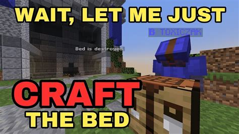 Minecraft Bedwars But Its Funny Bedwars Funny Moments Youtube
