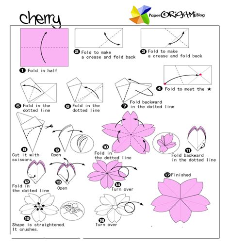 New Easy Origami Flower Instructions Origami