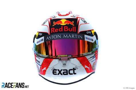 Max has a dutch father and a belgian mother. Max Verstappen helmet, 2019 · RaceFans
