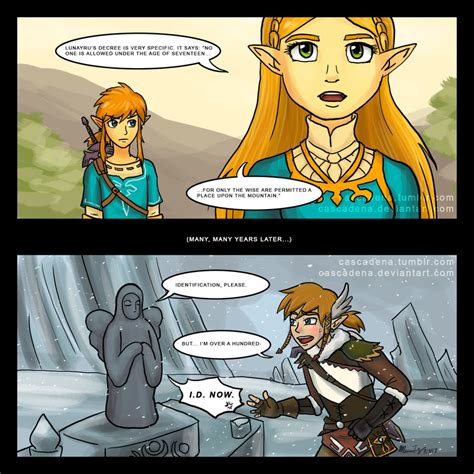 Comic Hylia The Bouncer By Cascadena Legend Of Zelda Memes Legend Of Zelda Breath Wild