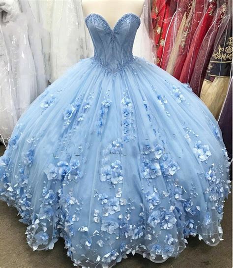 Dusty Blue 2022 Ball Gown Quinceanera Dresses Lace Appliqued Off The