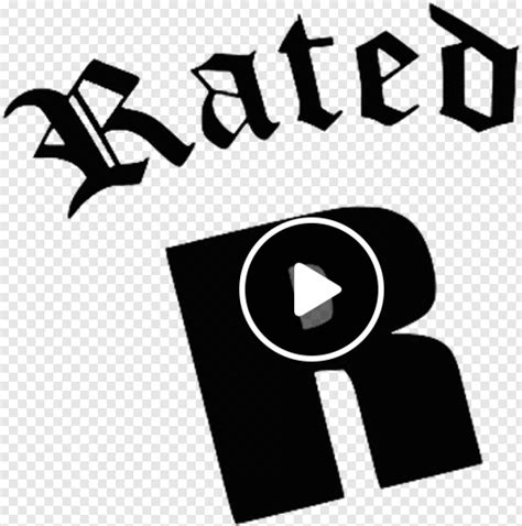 Rated R Logo Rated R 5 Transparent Png 541x547 20688552 Png